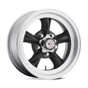 American Racing Vintage – VN105 TORQ THRUST D – Black – 14″x6″ -2mm – Summer Wheels – VN1054661B